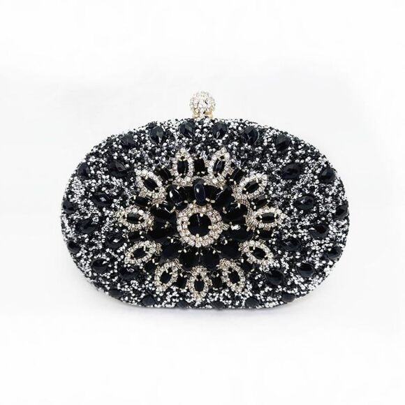 Luxury Rhinestone Sparkly Evening Clutch for 2025 Weddings - Picture 3 of 5